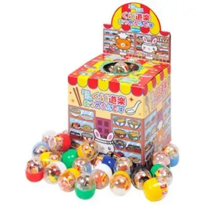 High quality cute TOY FOOD kids prize fun random lucky lottery raffle box 60 prizes