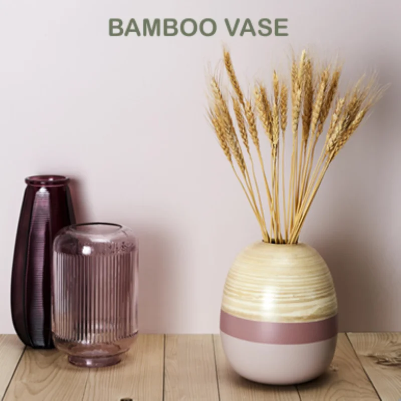 Bamboo vase For decor Flower Vase Indoor For Home Decor EU market from Exporter Vietnam