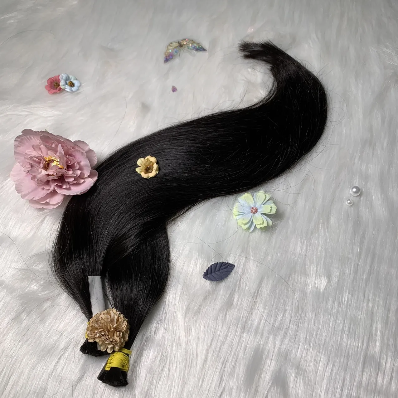 Best quality - Best wholesale price - Trending color bulk hair extensions - Bulk - 100% human hair from Vietnam