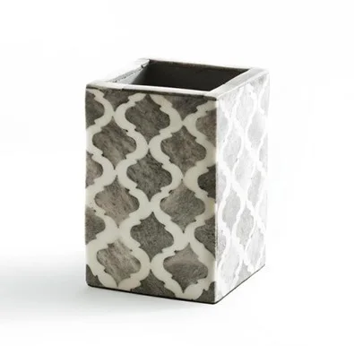 India Handmade Bone Inlay Napkin Holder Creative Multi Styles Sky Blue and White Tissue Box with leaf Designs Home Hotel Used