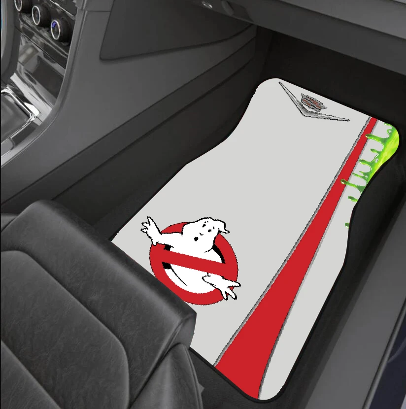 Car Floor Mats Front and Rear Rubber Backing Carpet Universal Fit for Trucks Non Slip Automobile Mat With Logo