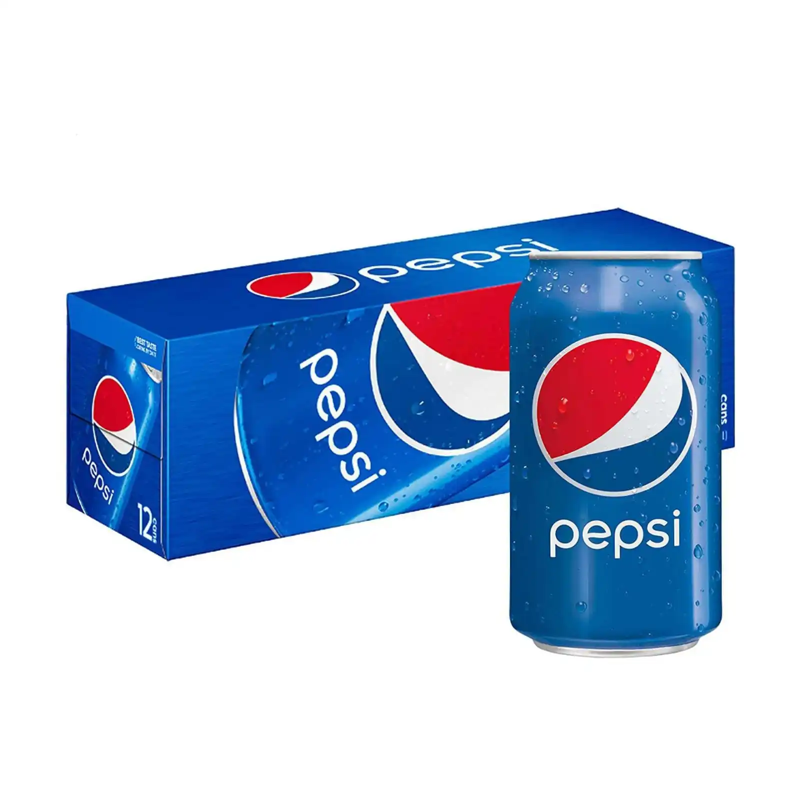 Pe psi Cola - Regular 12 Pack of 12 Fl oz Cans-Recyclable PET Bottle 144 Fl oz