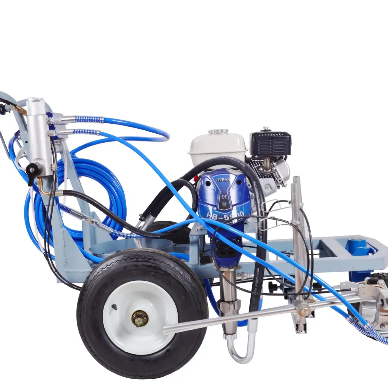 HB5900 hvban Road Marking Machine HVBAN hand-push Line Marking Equipment highway paint machine line striper Striping