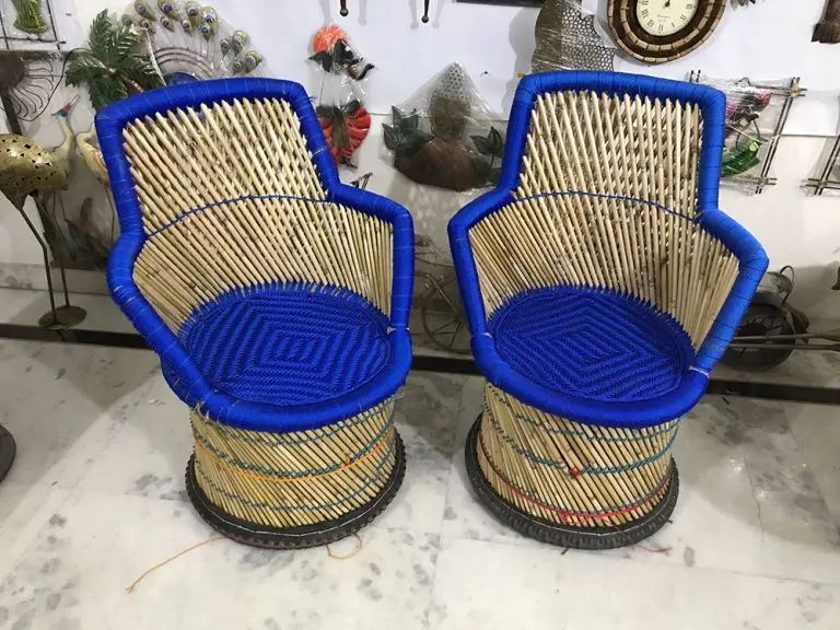 Natural Color Rattan Wicker Bamboo Chair Set Of 2 Pieces For Living Room Office Reception Garden Cafe Restaurant Chair Furniture
