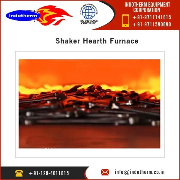 Capacity 8 Ton Shaker Hearth Treatment Furnace For Alloy and Metal Quality Fashion Available at Reasonable Market  Price
