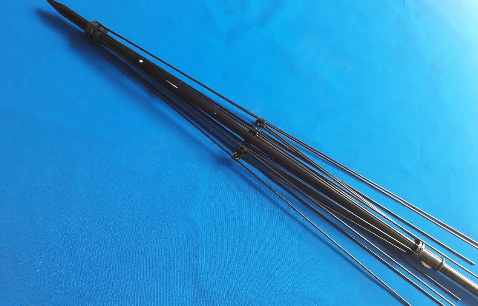 100% Italian Made Long Manual Umbrella Woman and Man with Metal Pole Different Wooden Handle