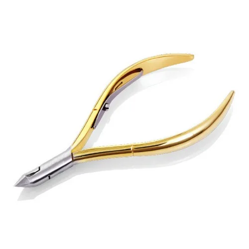 Золотой резак для ногтей из нержавеющей стали и кутикулы, Детская возрастная группа, продукт личной гигиены с экспортной упаковкой в бумажной коробке
