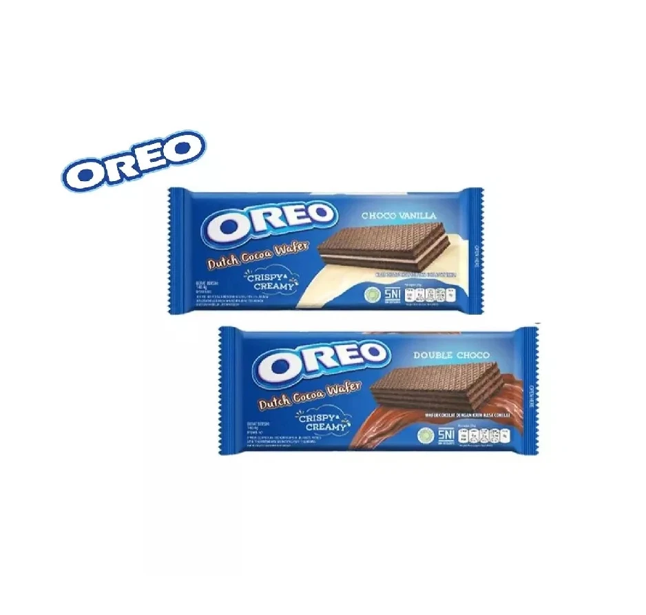 OREO WAFER CHOCO VANILLA 140gr x 24 Soft Cake Sweet Taste High Standard Made From Indonesia Wholesale