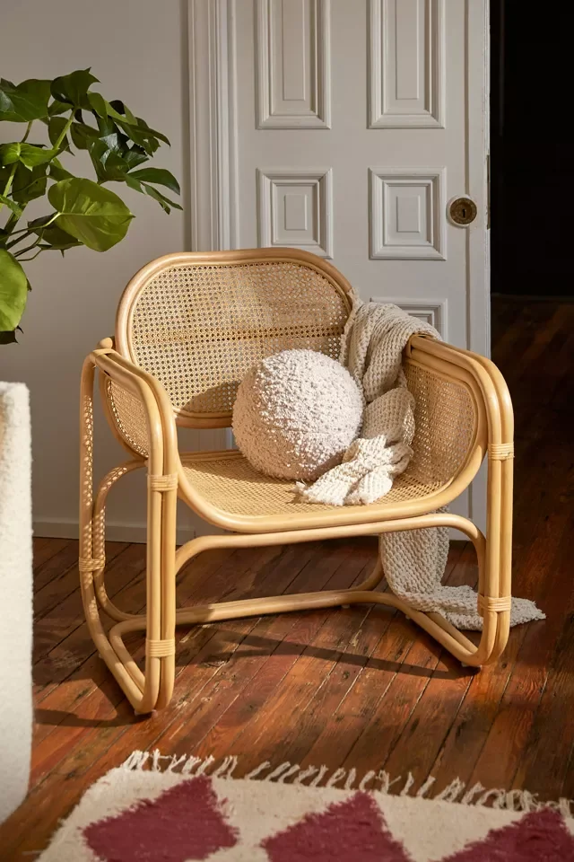 Vintage style Garden chairs Natuaral rattan dining chair with various colours Outdoor chair for decorative