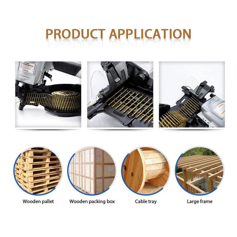 CLAVOS HELICOIDALES MANUFACTURER WIRE PALLET COIL NAILS