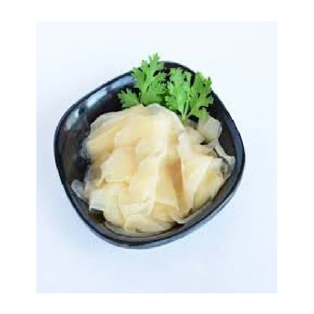 baby ginger sliced for sushi, sashimi