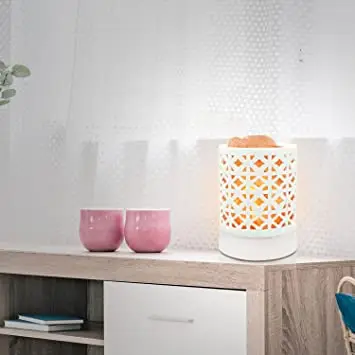 Metal Round Salt Lamp