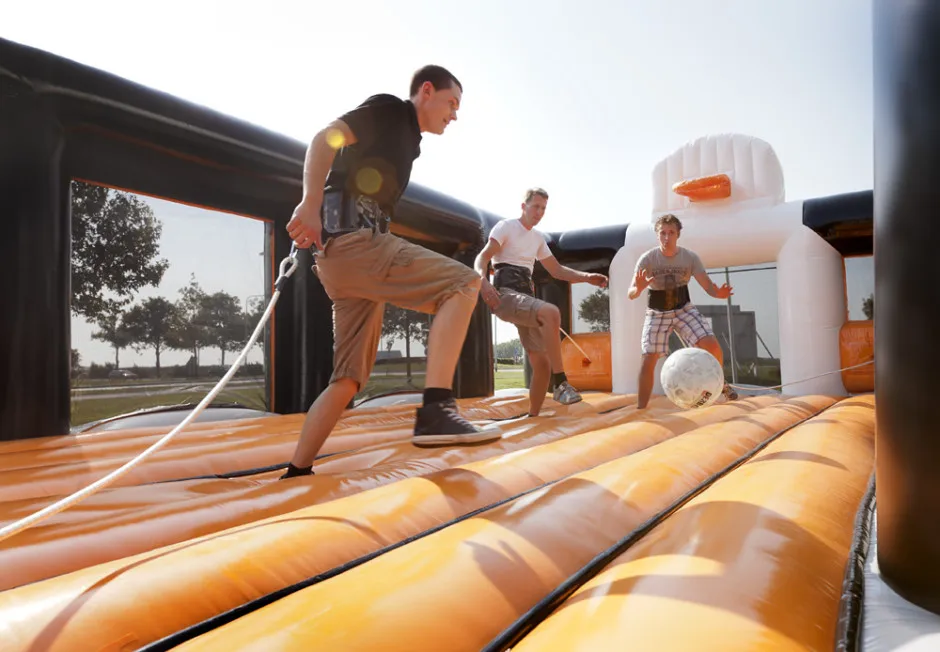 Bungee Basketball Inflatable with Trampoline Style for Outdoor Sports and Entertainment Activities