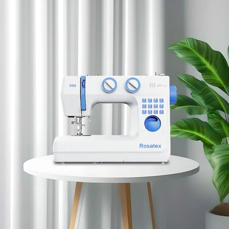 Rosatex 988 Household 750spm Twin Needle Function Domestic Manual Portable Sewing Machine