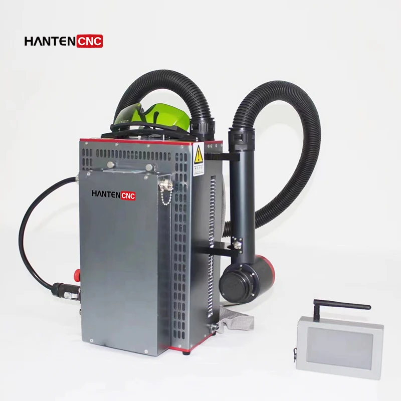 Air Cooled Backpack Laser Cleaning Machine Price 50W 100W 200W Pulse Laser Rust Removal Machine