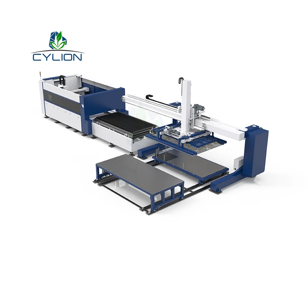 fiber Laser Sheet metal automated production line automatic loading and unloading equipment cutting machine