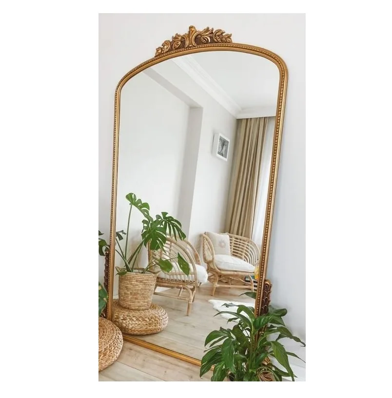 New Stylish Big Size Gold Plated Home Decore  Mirror For Home & Hotels Decoration With High Quality Fineshed In Low Price