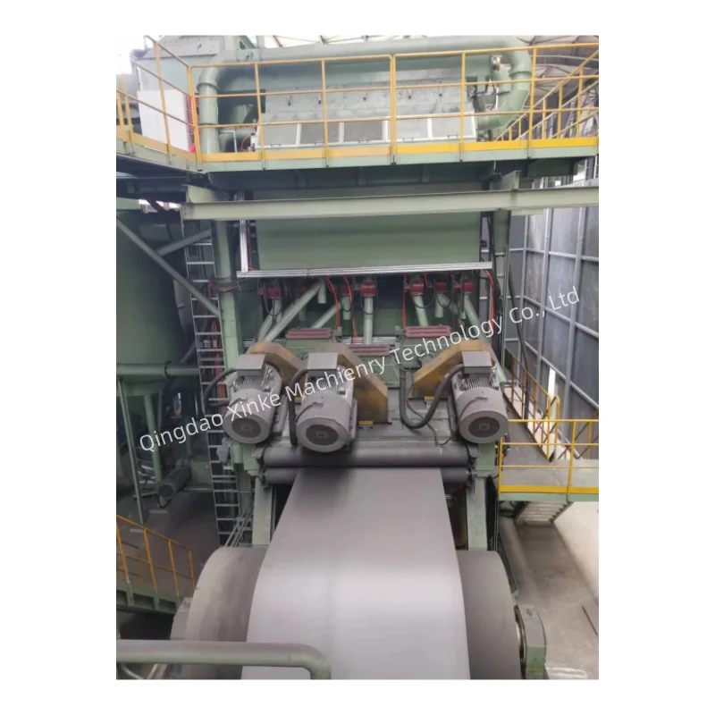 Horizontal Medium and Wide Strip Blast Cleaning system for transversal blast cleaning