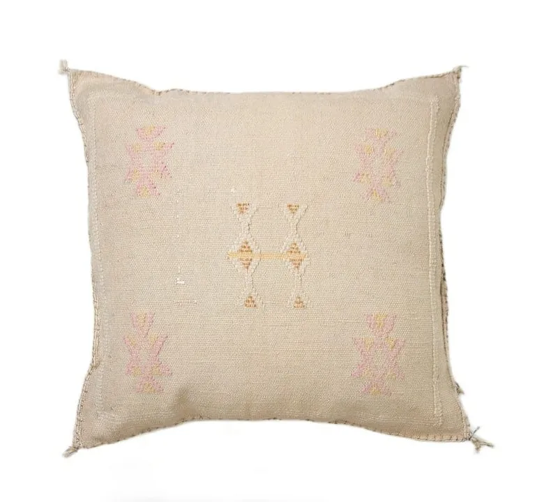 Cushion Covers Pure Sabra Pillow Decorative Cushions Handmade Moroccan Abstract Pillow Moroccan Cactus Silk Bright color 10 OEM