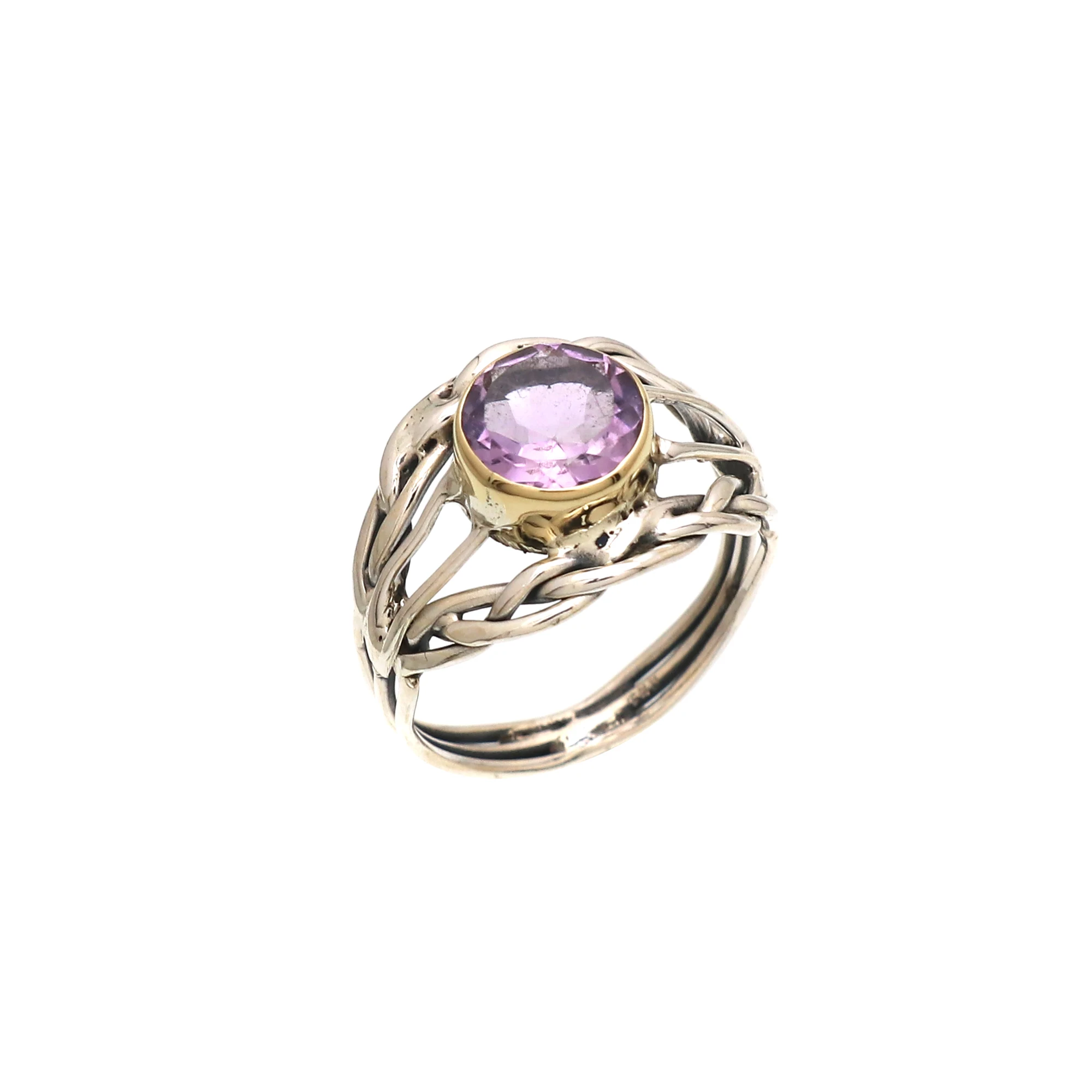 Wholesale Natural 925 Sterling Silver Ring Handmade Birthstone Wedding Party Gift Mom Wife-Garnet Amber Amethyst Coral Red Onyx