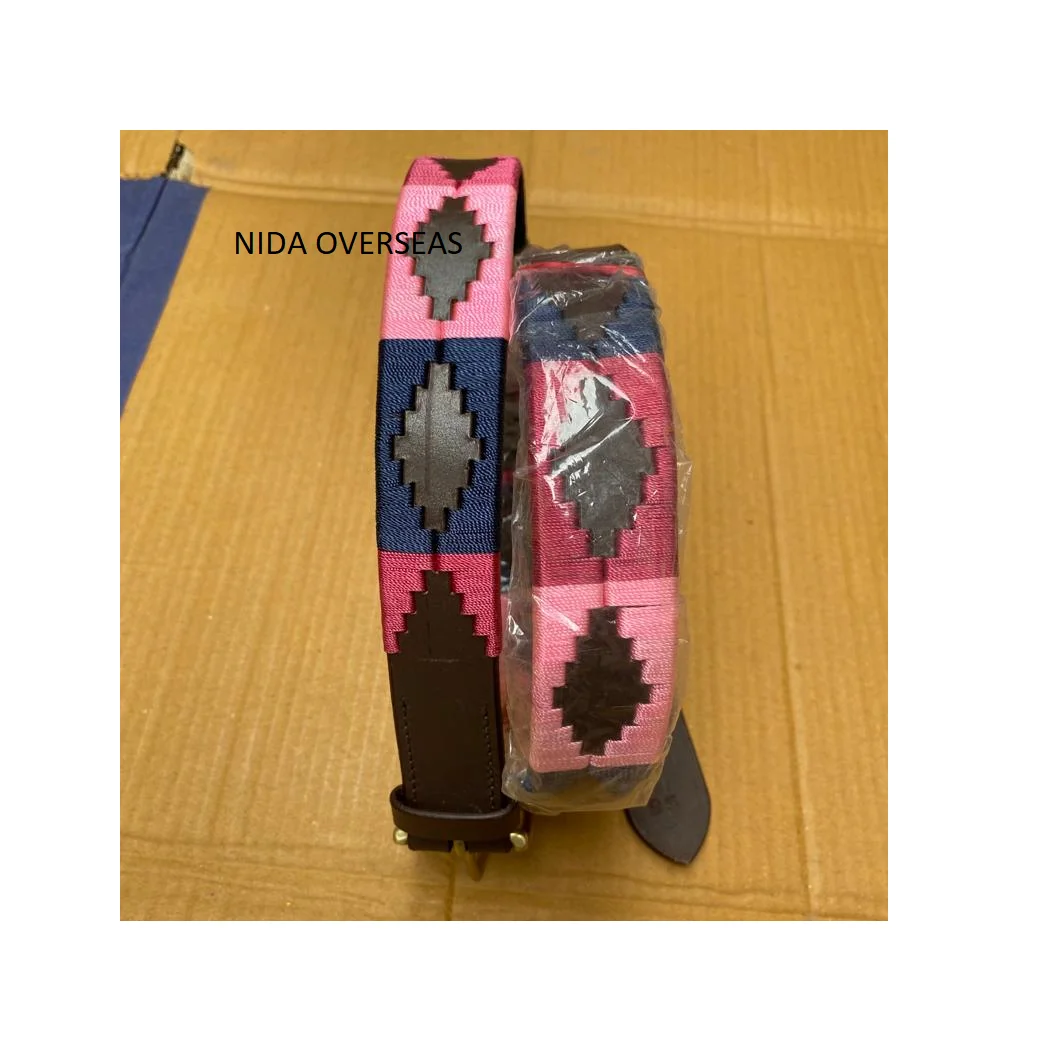 High Quality Leather Argentinian Hand Made Polo Rider Belt