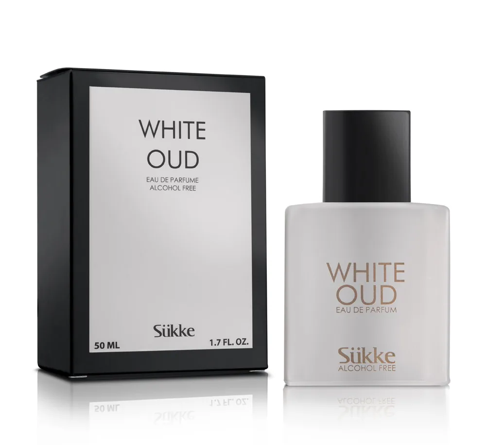 SUKKE WHITE OUD безалкогольные духи стойкий аромат для мужчин 50 мл. Производитель оптом