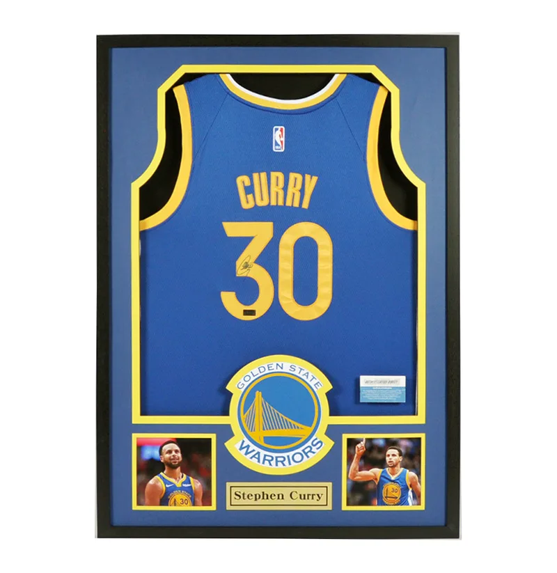 Clear Acrylic Basketball Football Shirt and Uniform Display Jersey Frame Black Shadow Box Fram