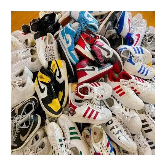 Second Hand Shoes sneakers Branded Used sports Shoes Mixed Bales For Sale stock shoes