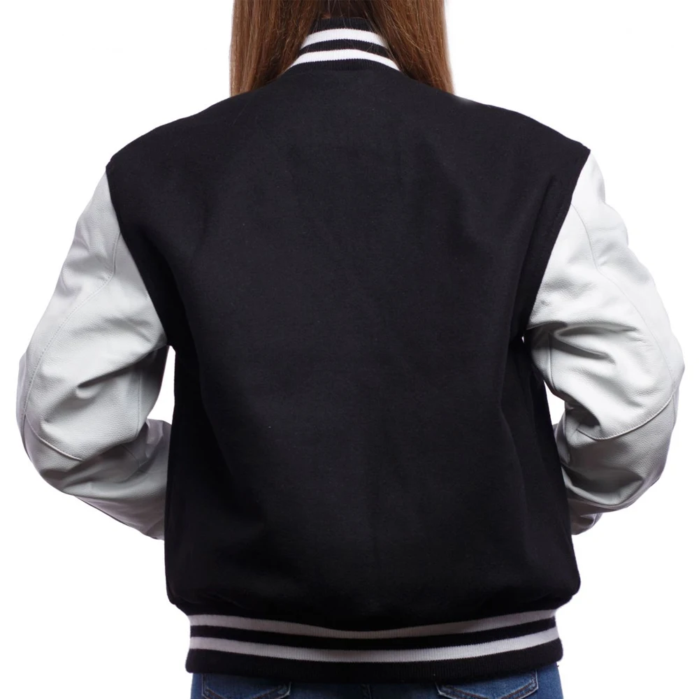 Manufacturing Best Quality Casual Wear Long Sleeve Women Varsity Jacket / 2024 Latest Design Women Varsity Jacket