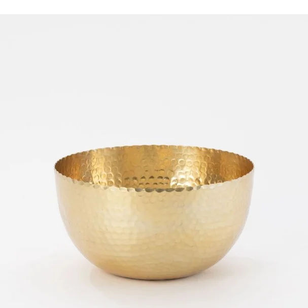 Customized Design Metal Bowl Dinner Table Centerpiece Metal Food Serving Bowl For Home Crock kitchenware