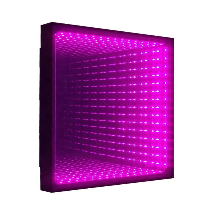 Best Price 50*50cm 3d Infinity Mirror Color Led Dance Floor Waterproof for Event Party Wedding