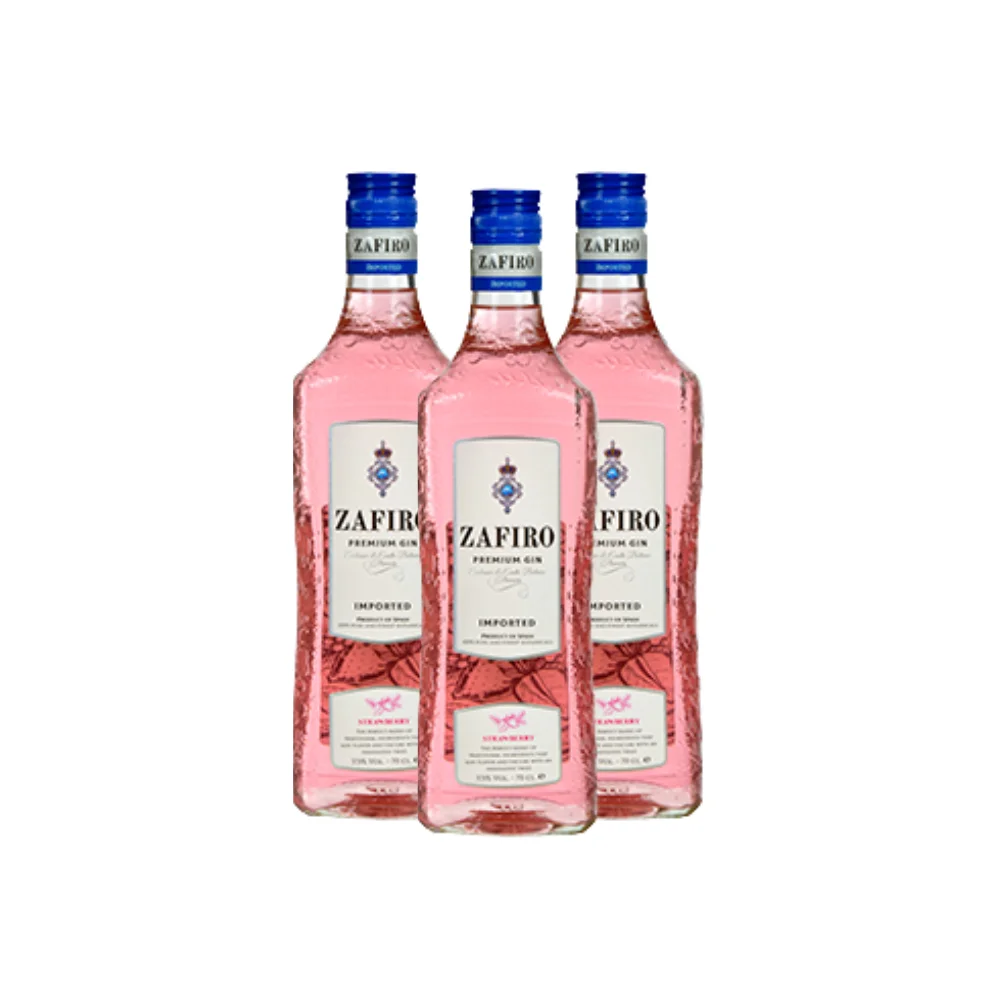 Popular Buyer demand Strawberry Aroma 37.5% Alcohol Vol Medium Intensity Premium Strawberry Gin used for cocktails mixer