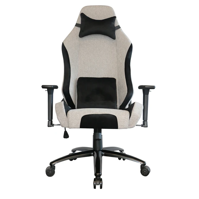 Партнер 2023 новая популярная модель тканевое игровое кресло с подголовником и поясничной поддержкой