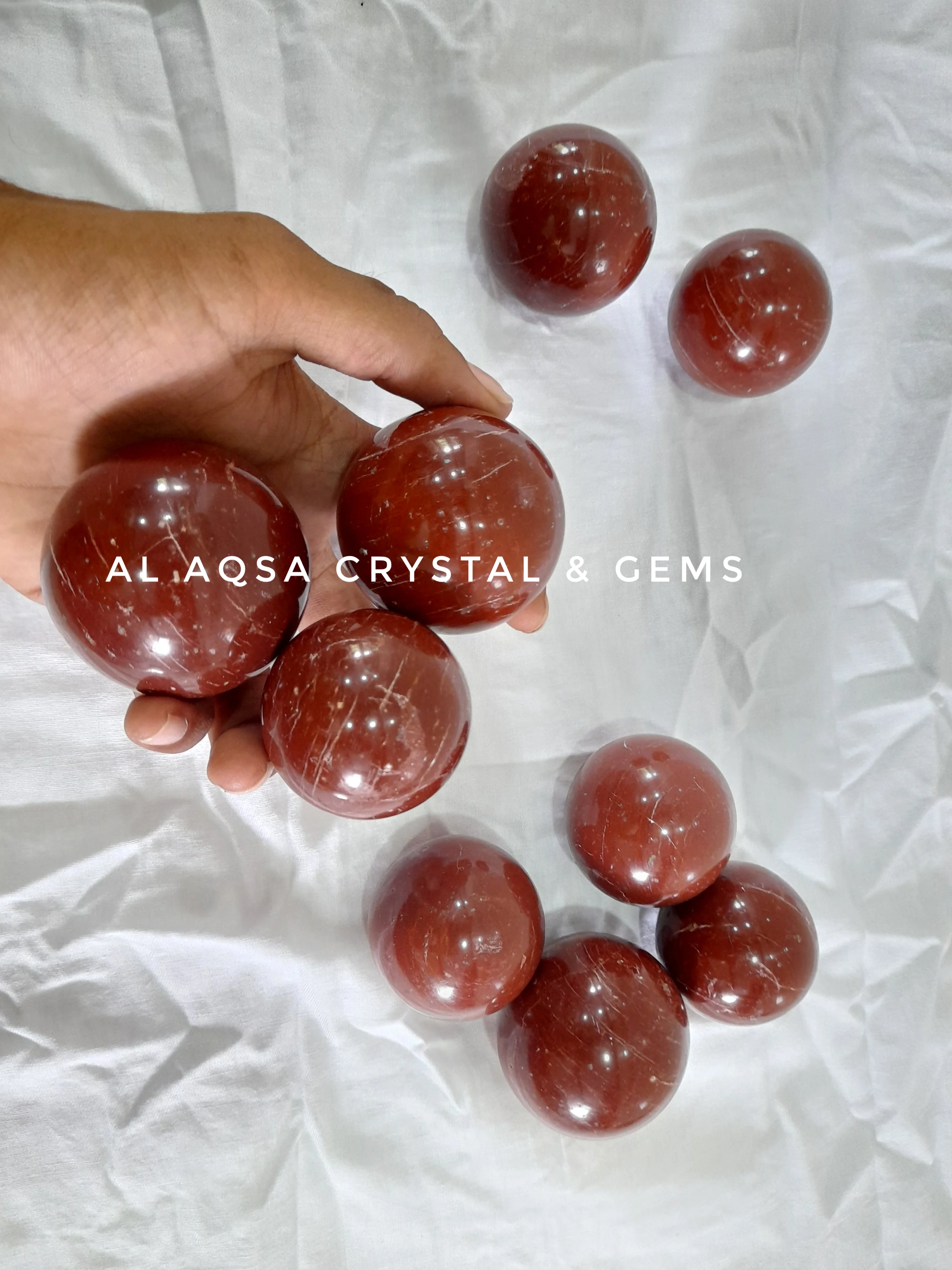 Natural Red Jasper Sphere  Ball Polished Sphere Aura Healing Red Jasper Crystal Ball Red Jasper Quartz Ball