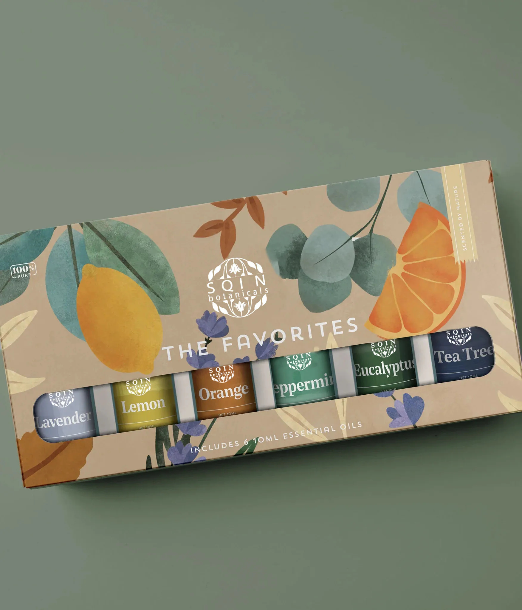 Hot sale 100% pure natrual wholesale 6pcs/sets essential oil gift sets