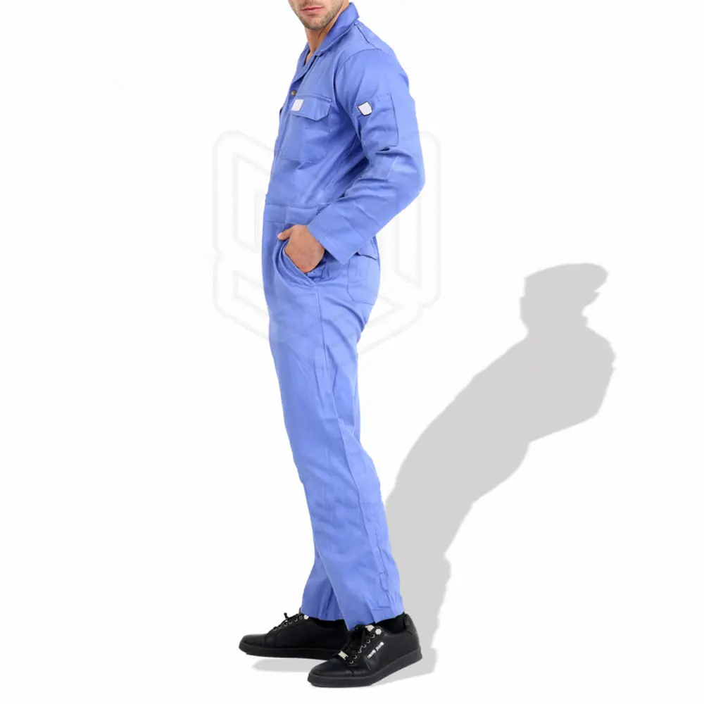 2023 Men 100% Cotton Safety Work Coverall With Reflective Stripes Working Clothes Workwear Suit
