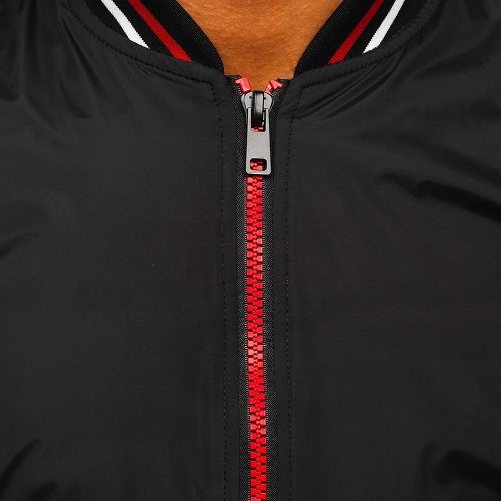 Adults Youth Wholesale Windbreaker Water Repellent Custom Bomber Jacket with fast fastening zippers