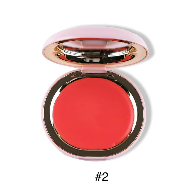 Private Label 5 Colors Natural Cheek Blusher Creamy Waterproof Long Lasting Custom Logo Blush