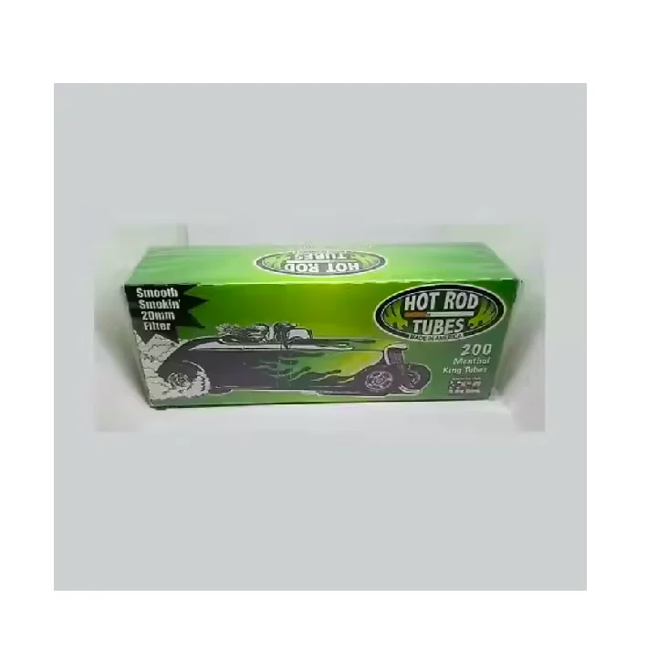 Hot Rod Menthol KING Size Tube 200 5 Boxes on Sale Get the Best Price and Stock Up Today