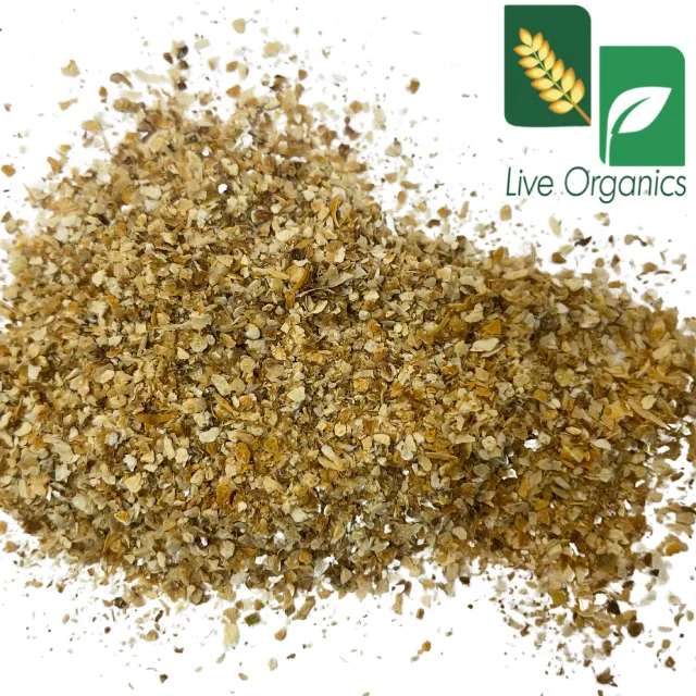 Organic Ginger TBC (Tea Bag Cut) Ethically Sourced Ginger using Regenerative Agriculture Technique