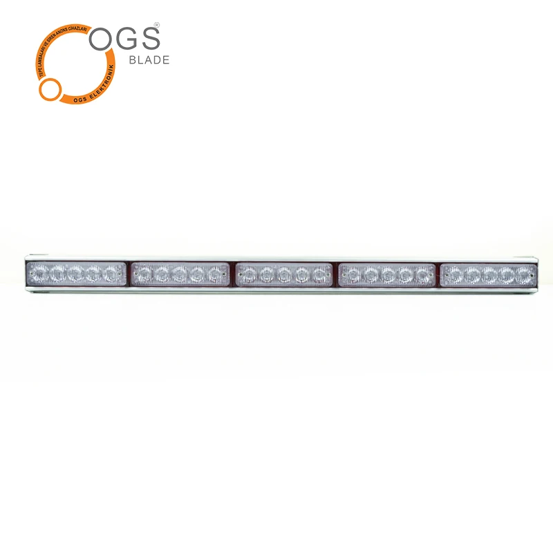 One Way Profile Led Warning Light for Security Cars Emergency Vehicles Fire Trucks Led Lightbar Traffic Advisor LED Strobe Light