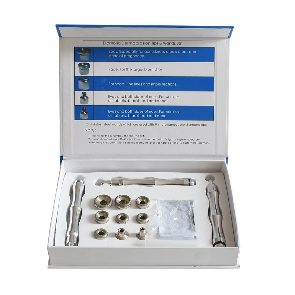 Newest diamond tip microdermabrasion machine professional crystal micro dermabrasion machine