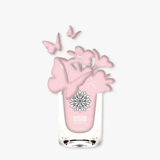 Высококачественные итальянские туфли и сумочки в тон, веганских материалов лак для ногтей 11 мл охрану окружающей среды источников формула-цвет нежно-розовый цветок с BIO-SOURCED ингредиенты