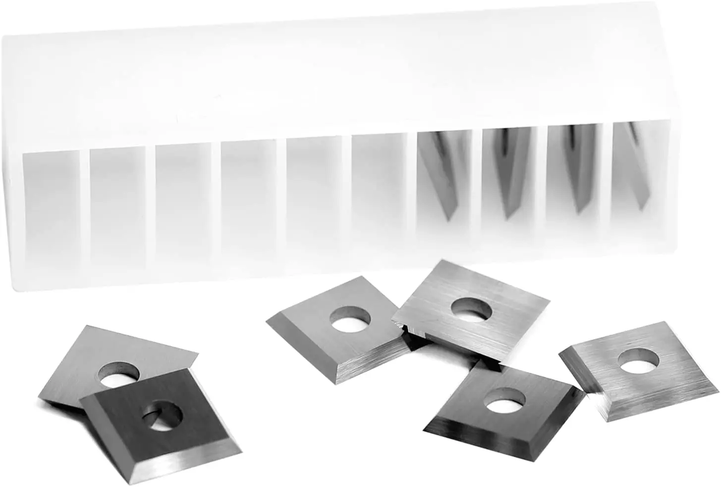 Fengke 17x17x2.0 Tungsten Carbide Turnover Cutter Reversible Blades Inserts For Spiral Cutterheads