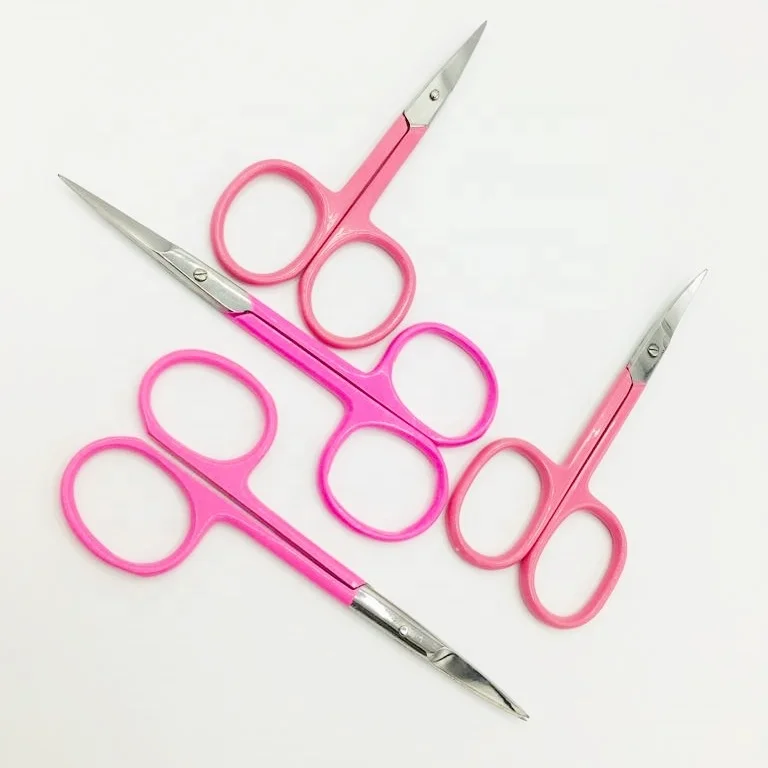 Wholesale Cuticle Scissors Professional Finger Nail Beauty Scissors Stainless Steel Silver Nail Mini Scissors Sustainable