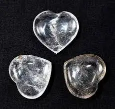 Clear Quartz Wholesale Clear Quartz Puffy Heart Bulk Crystals Gemstone hearts