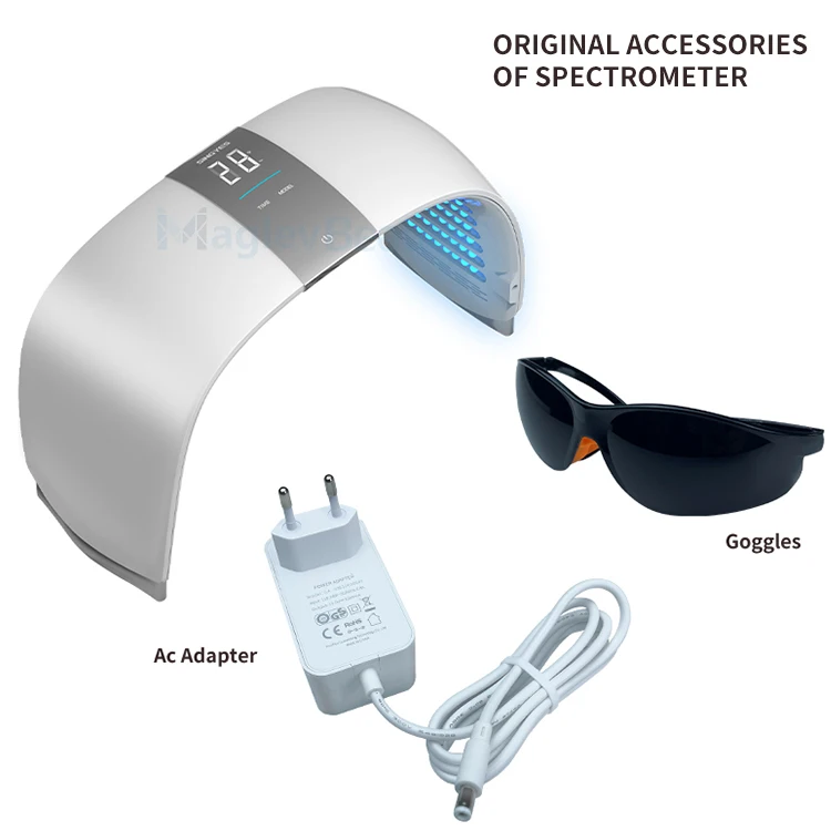Professional 7 Colors Facial LED Pdt Skin Rejuvenation Skin Care Machine Light Quantum Telomerase Beauty Apparatus Spectrometer