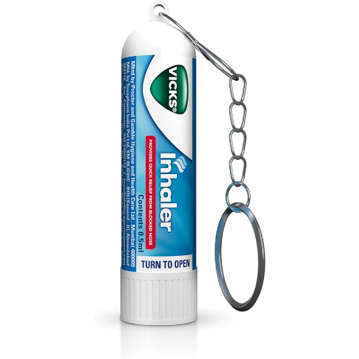 Nasal Inhaler Portable Nasal Inhaler, Non-Medicated, Soothing Vapors, Menthol Scent Travel Friendly