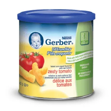 Органические хлопья GERBER пшеница и Оптовая зерна овсяная мука с бананом детское питание злаки 6 + месяцев 208 г упаковок могут отличаться