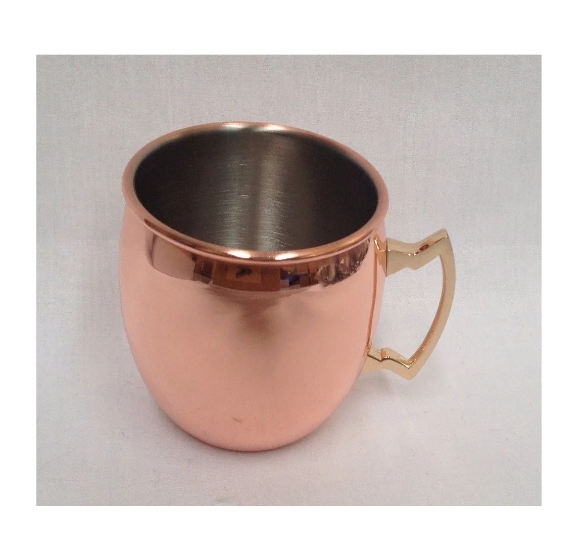 Moscow Mule Mugs Set 100% Food-Safe Pure 2 Copper Mugs Stirring 1Spoon and 1 copper Measuring Glass